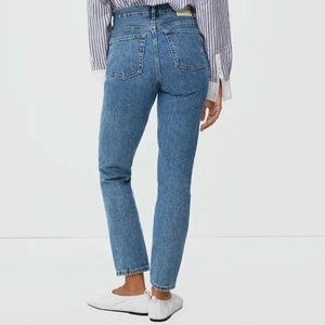 Everlane The Cheeky Jean Crop Medium Blue Wash Jeans